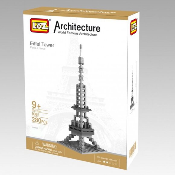 9361 micro blocks set of the Eiffel tower in Paris France - Picture 3 of 4